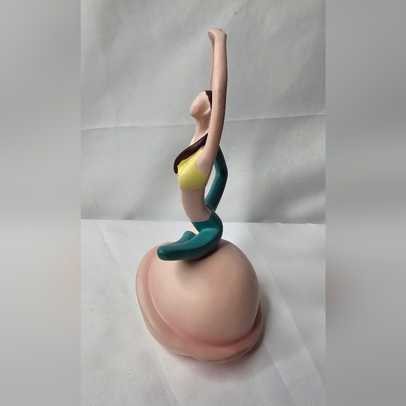 Yoga Figurine Statue Namaste Meditation Pose Girl Woman - Picture 3 of 8